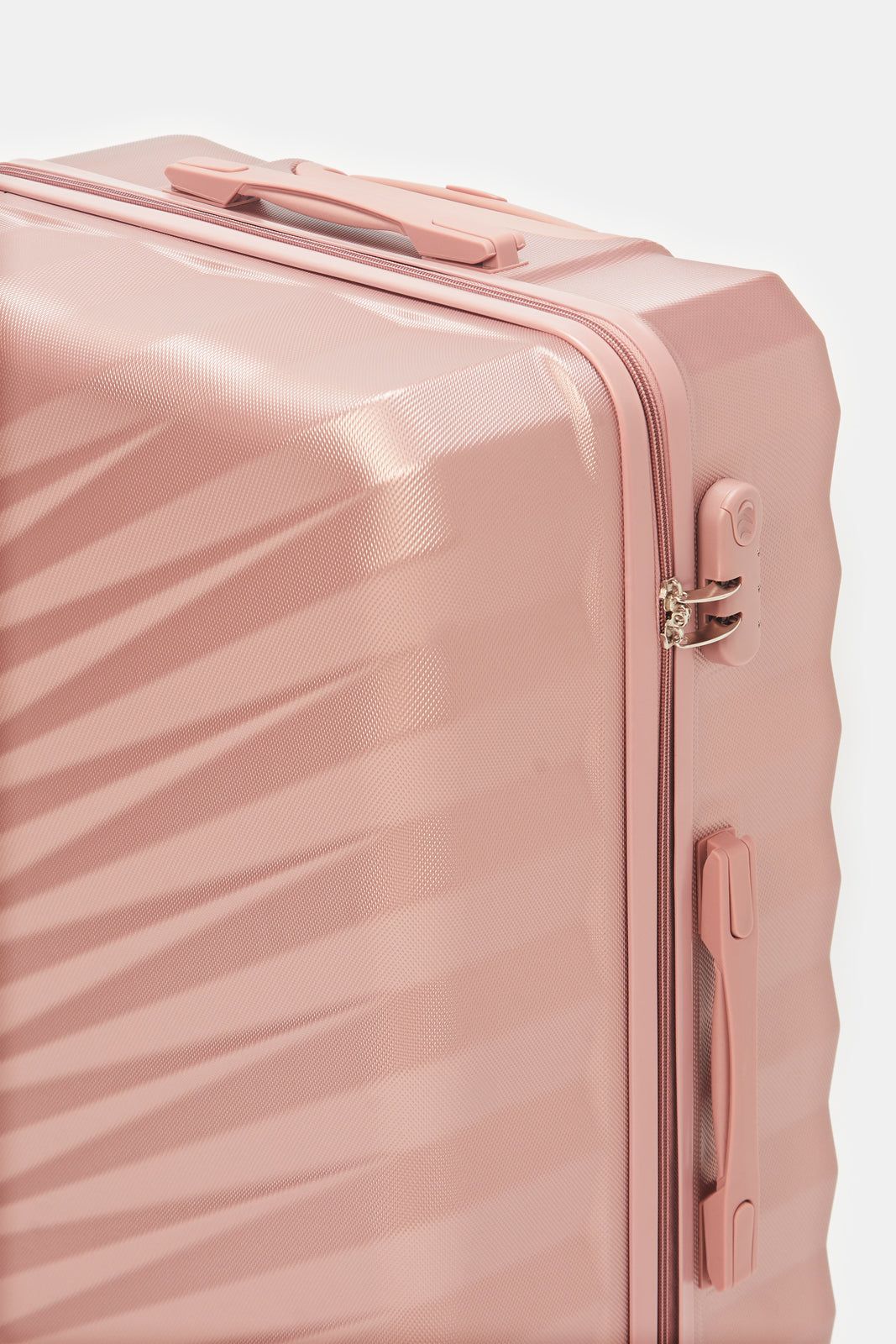 Pink Textured Trolley Luggage (28 Inch) sold by Redtag product image thumbnail 3