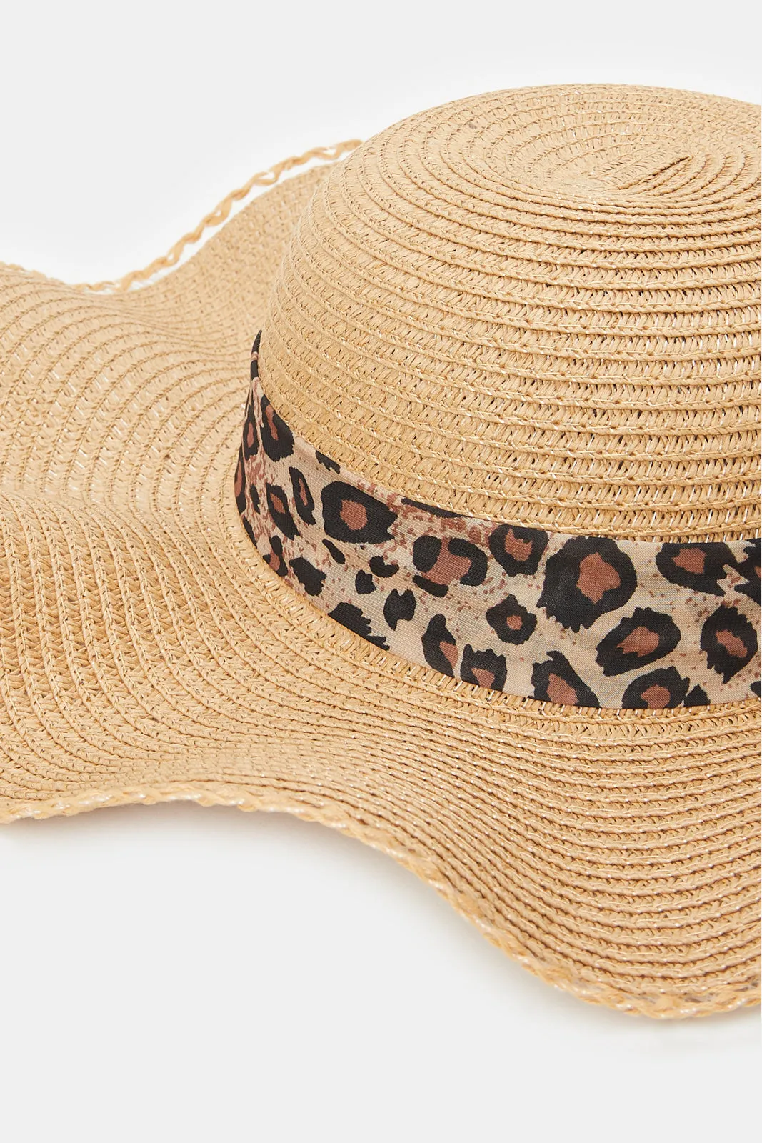 Women Beige Scarf Embellished Hat sold by Redtag product image thumbnail 2