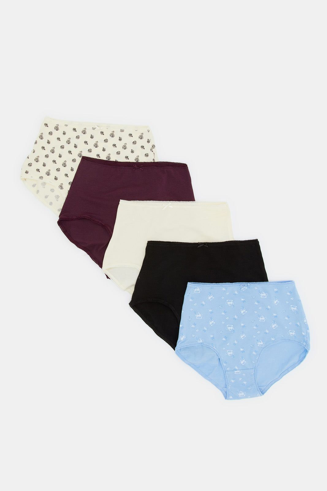 Women Assorted Full Brief Set (Pack Of 5) sold by Redtag product image thumbnail 2