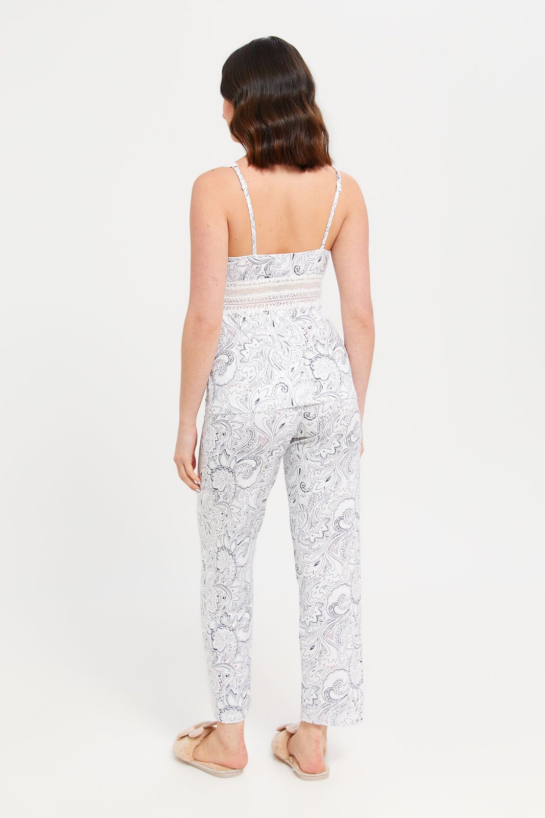 Women White Printed Cami Set sold by Redtag product image thumbnail 4