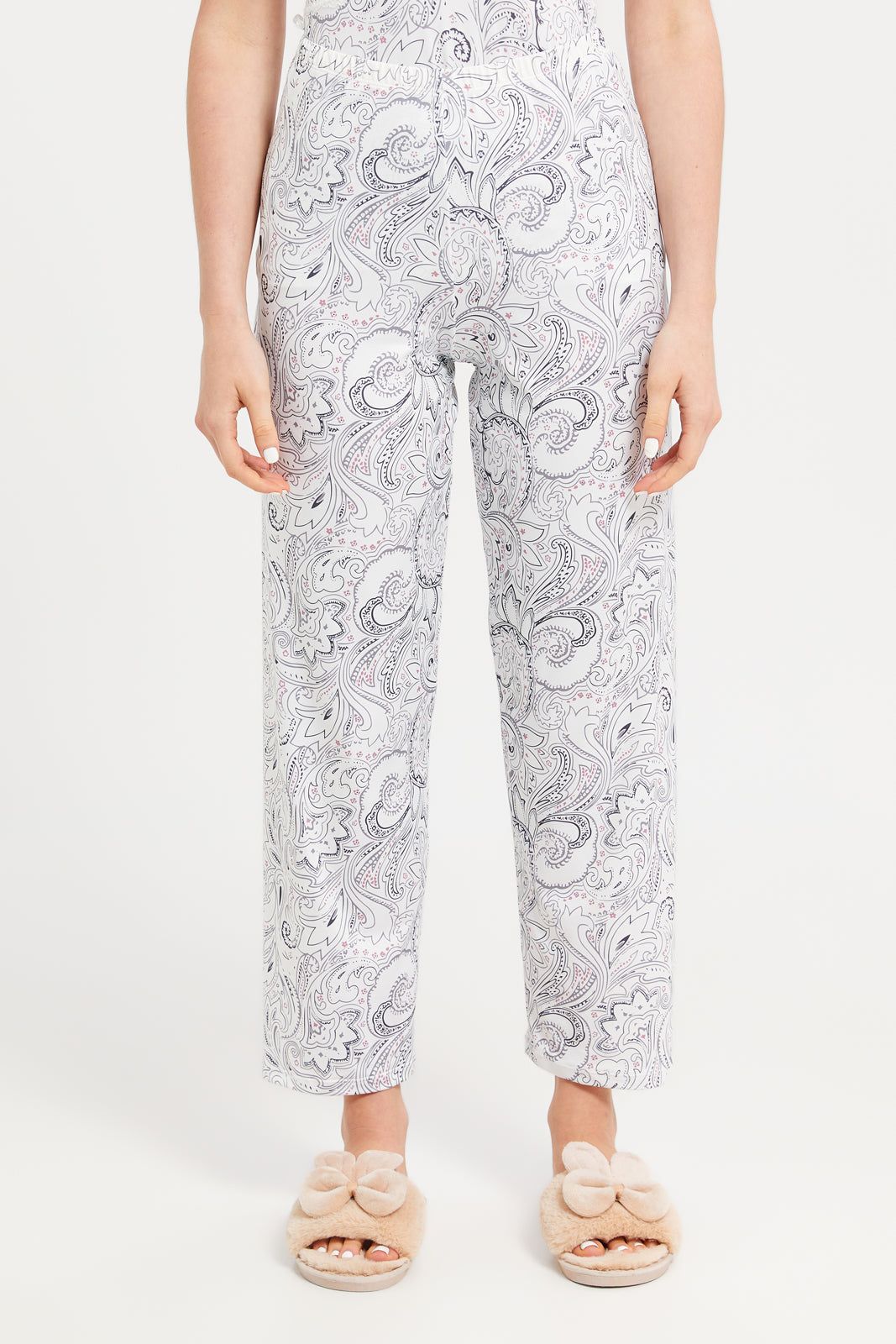 Women White Printed Cami Set sold by Redtag product image thumbnail 3