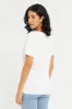 Women White Barbie Printed T-Shirt sold by Redtag
