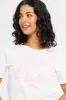 Women White Barbie Printed T-Shirt sold by Redtag