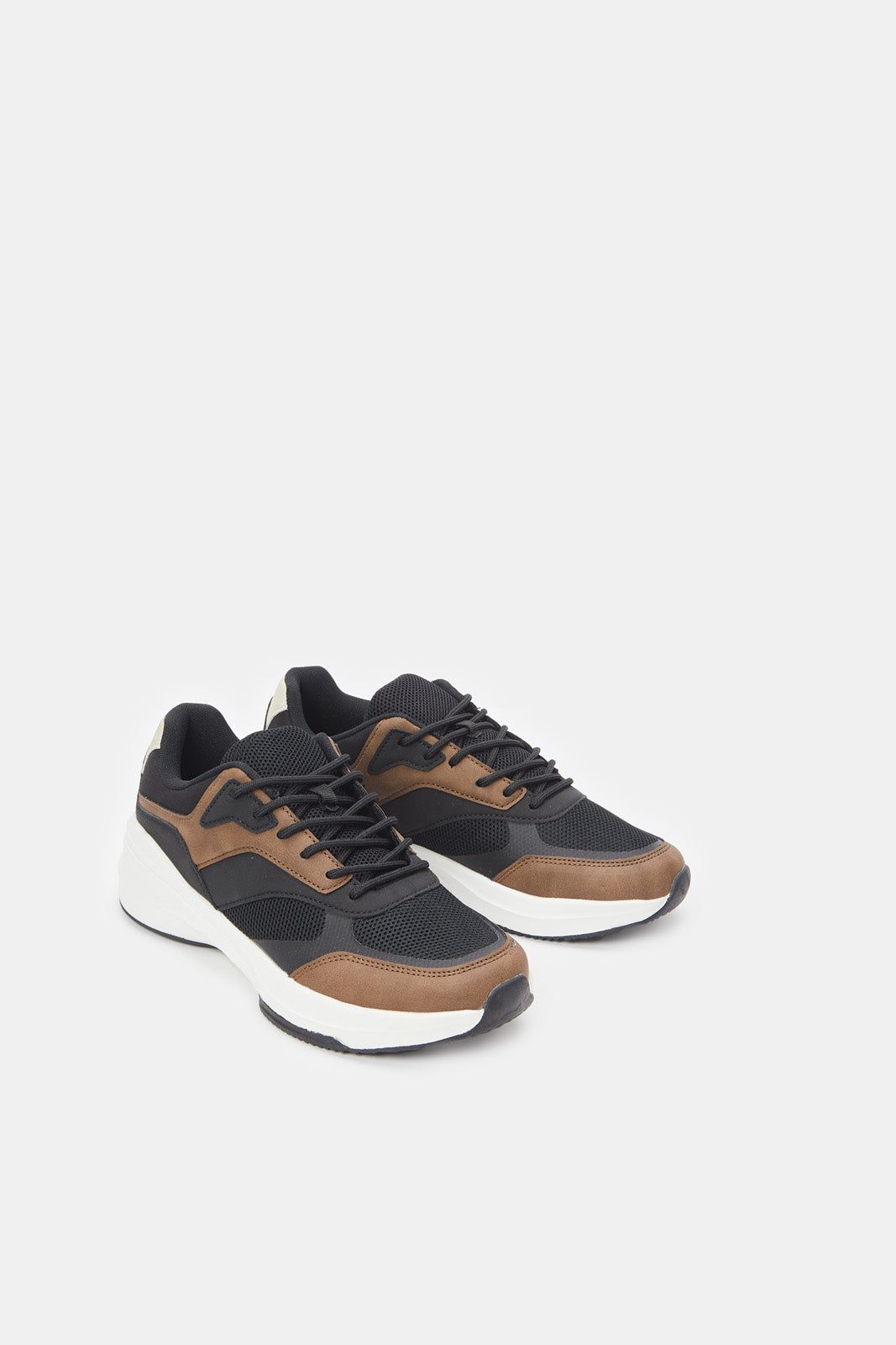 Men Black Embellished Chunky Trainer sold by Redtag product image thumbnail 2