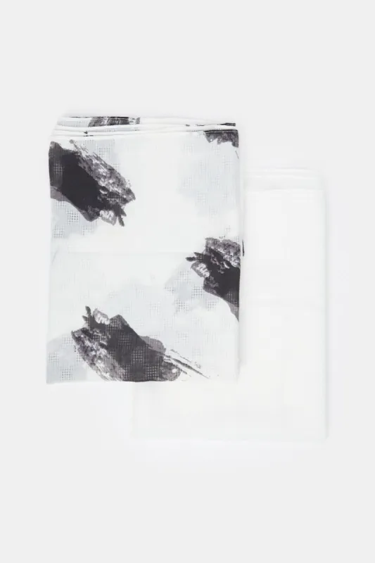 Women Black And White Printed Set (Pack of 2) sold by Redtag