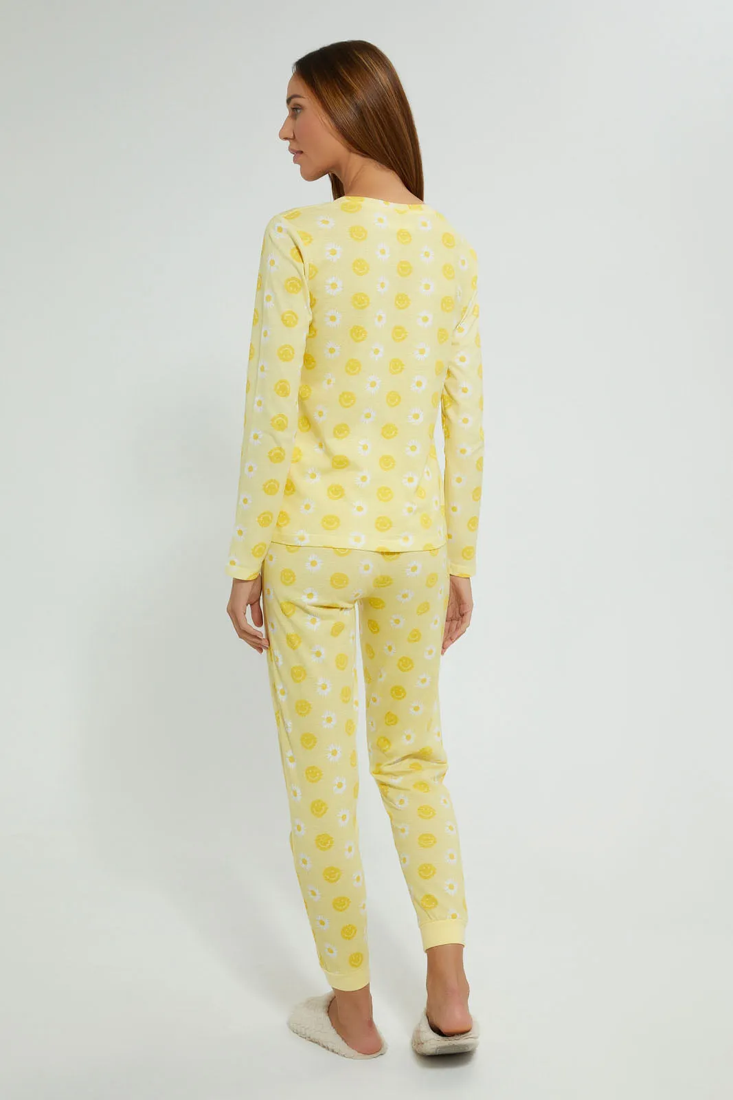 Yellow All-Over Print Pyjama Set (2 Piece) sold by Redtag product image thumbnail 5