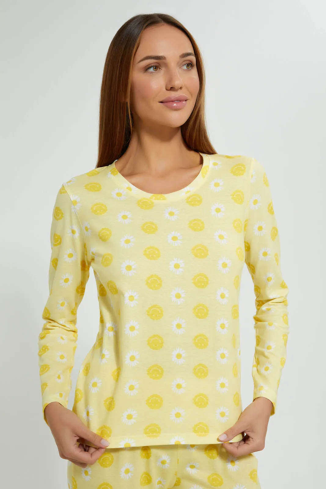 Yellow All-Over Print Pyjama Set (2 Piece) sold by Redtag product image thumbnail 2