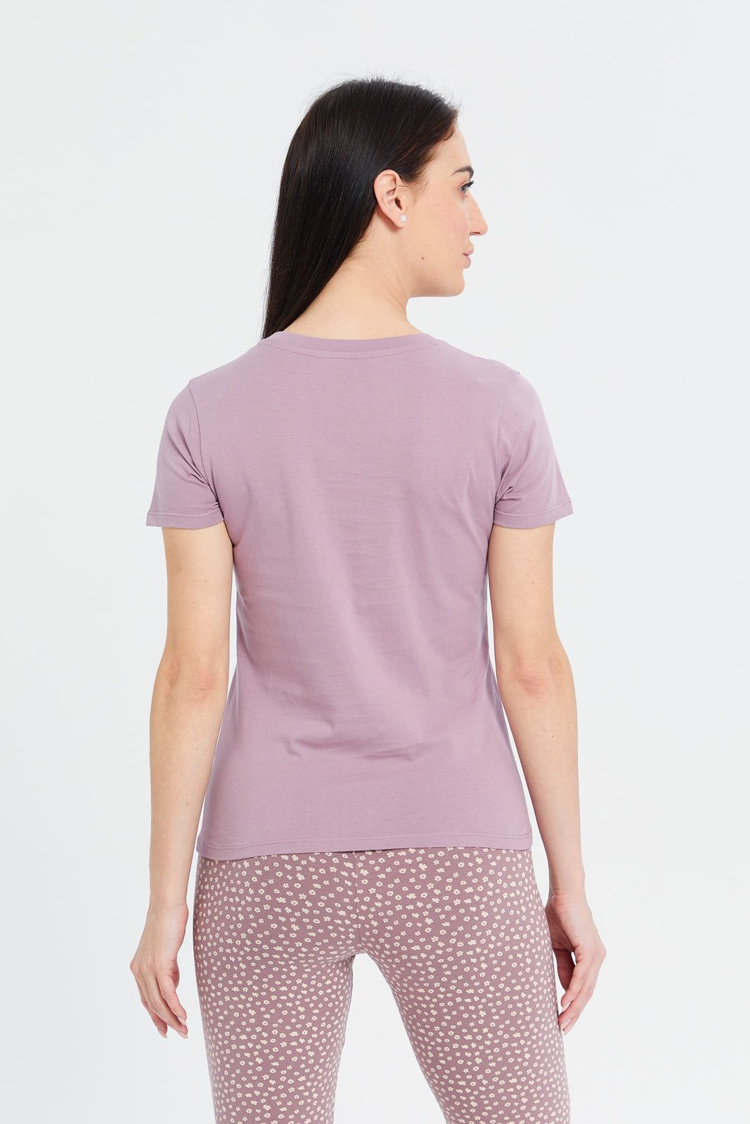Women Mauve Paris Printed T-Shirt sold by Redtag product image thumbnail 3