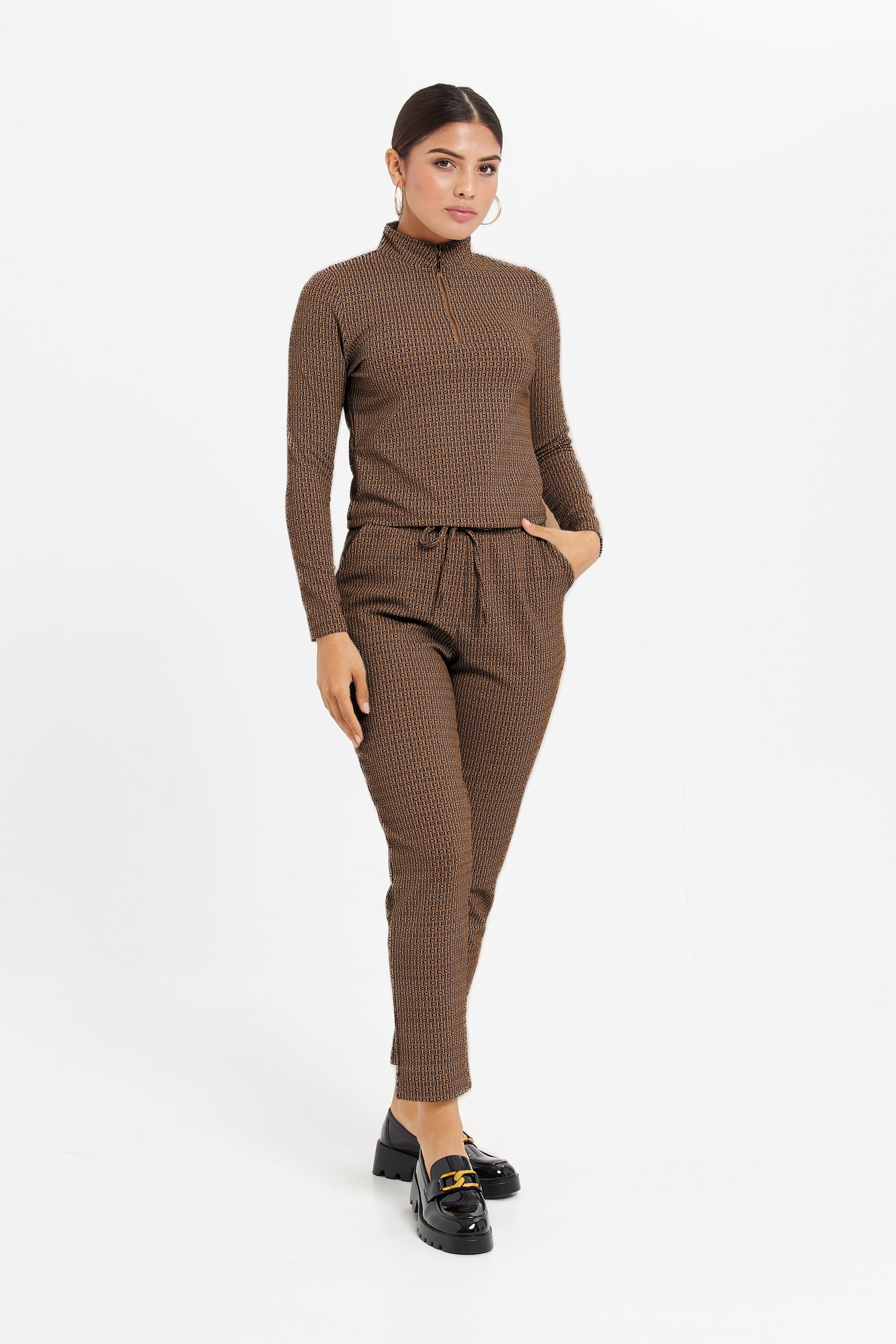 Women Brown Turtle Neck Top sold by Redtag product image thumbnail 2