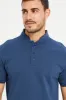 Men Blue Polo Shirt sold by Redtag