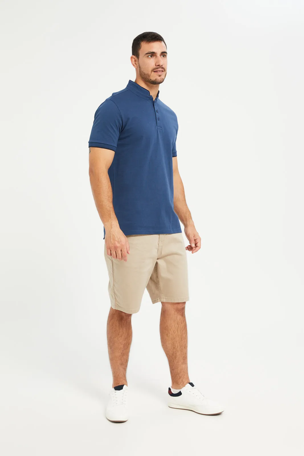 Men Blue Polo Shirt sold by Redtag product image thumbnail 2