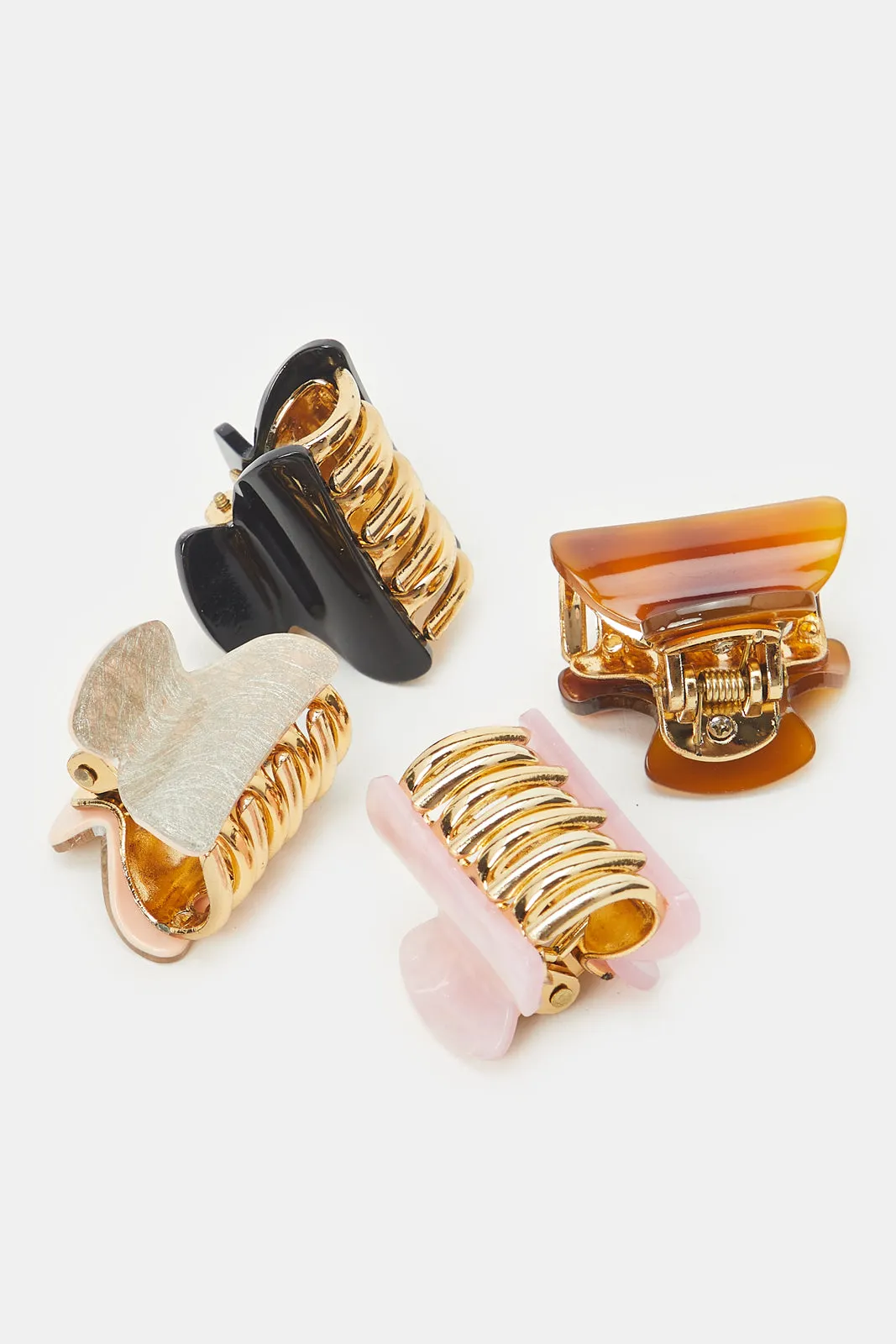 Women Assorted Plain Hair Claw Set (4 Piece) sold by Redtag product image thumbnail 3