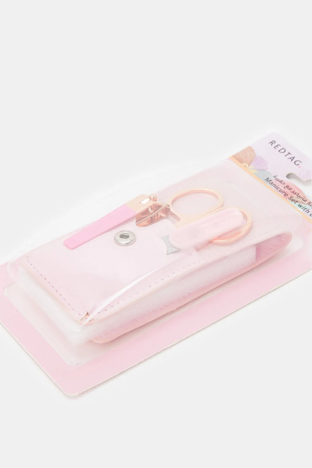 Women Pink Plain Manicure Set With Bag (3 Piece) sold by Redtag product image thumbnail 3