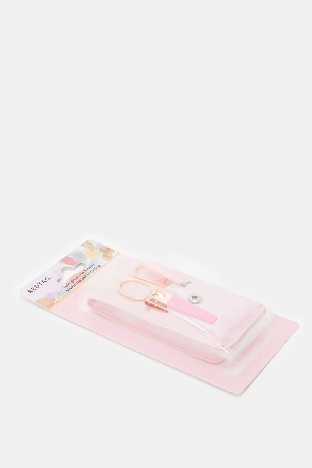 Women Pink Plain Manicure Set With Bag (3 Piece) sold by Redtag product image thumbnail 2