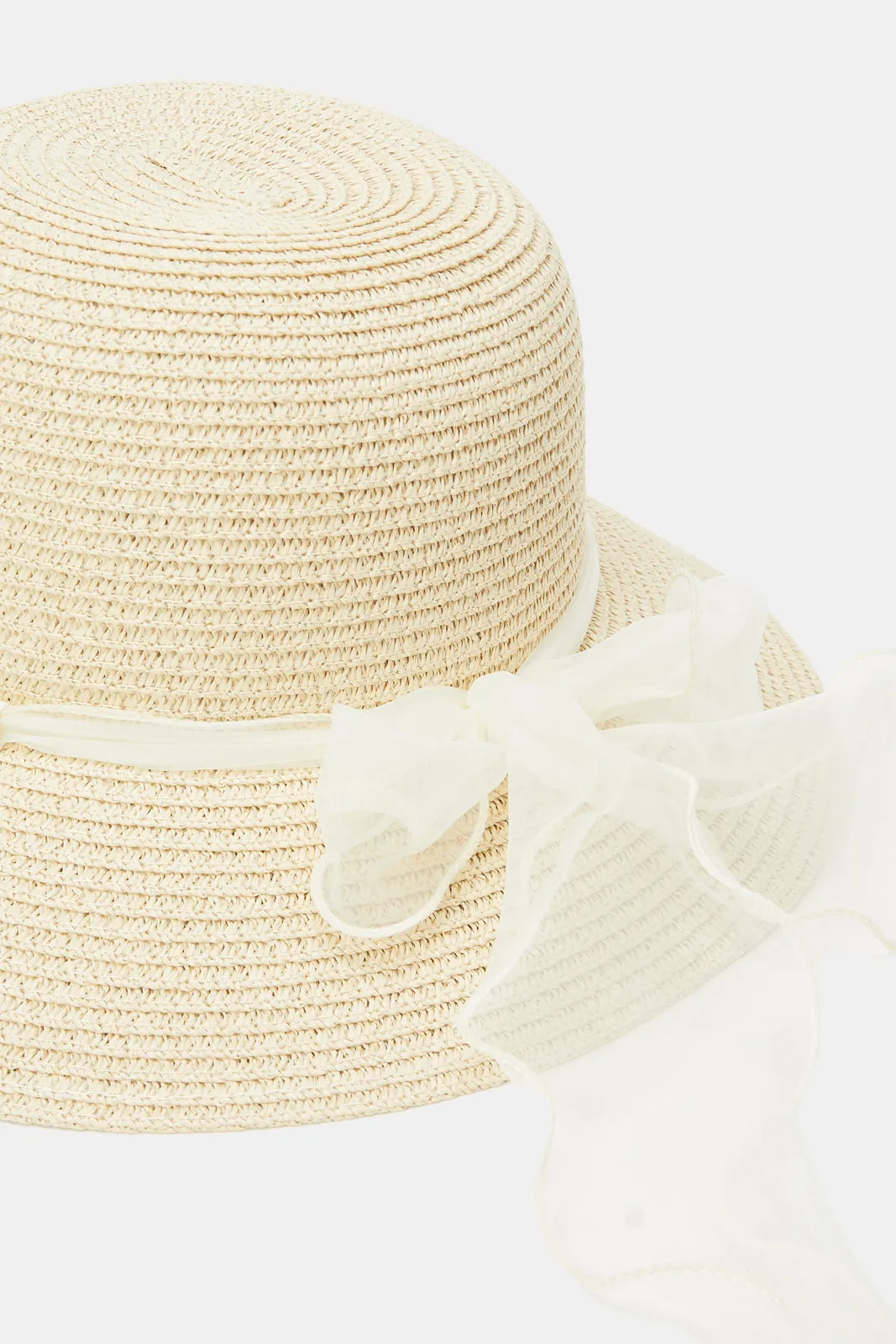 Women Beige Band Embellished Hat sold by Redtag product image thumbnail 4