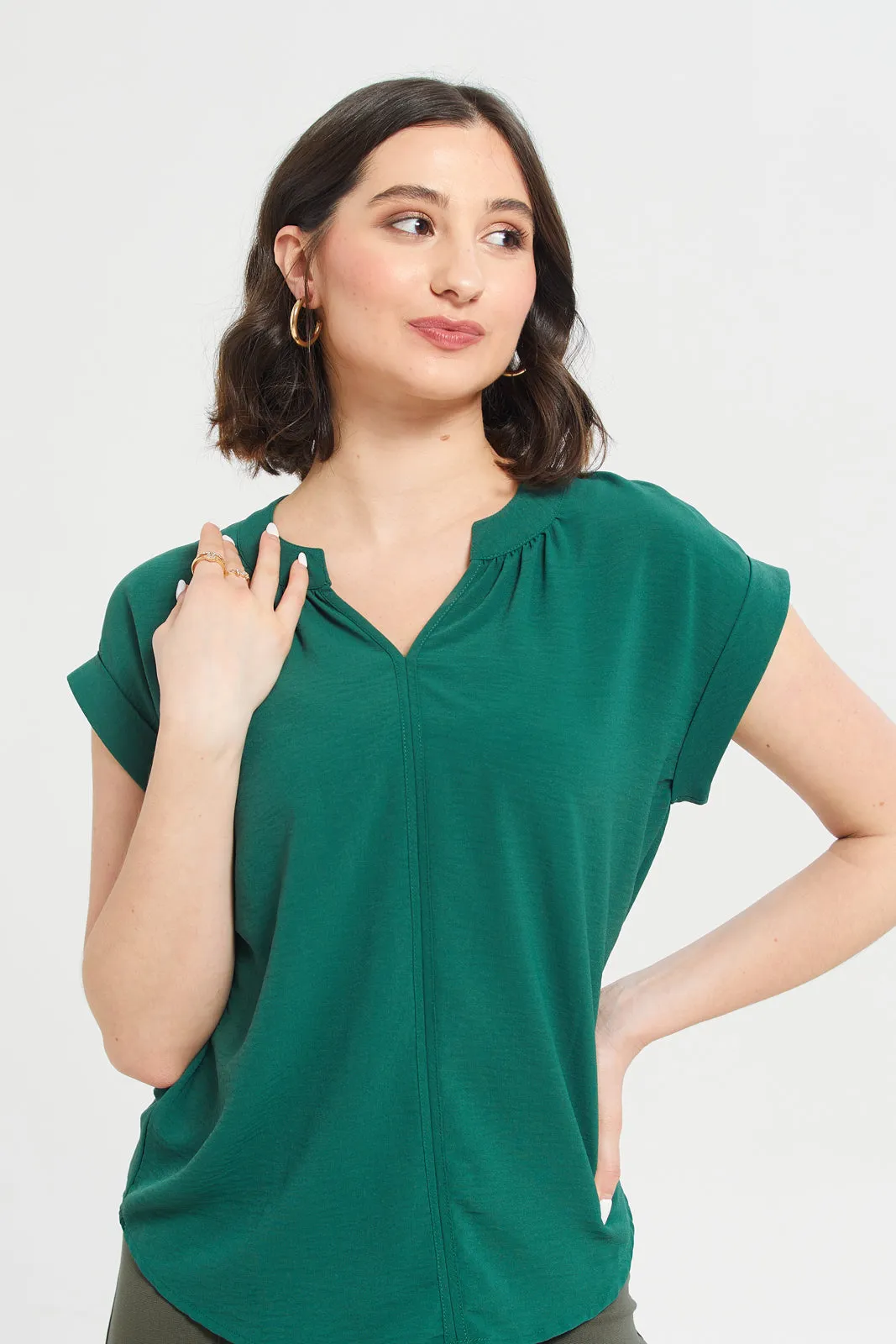 Roll Up Sleeve Blouse sold by Redtag product image thumbnail 4