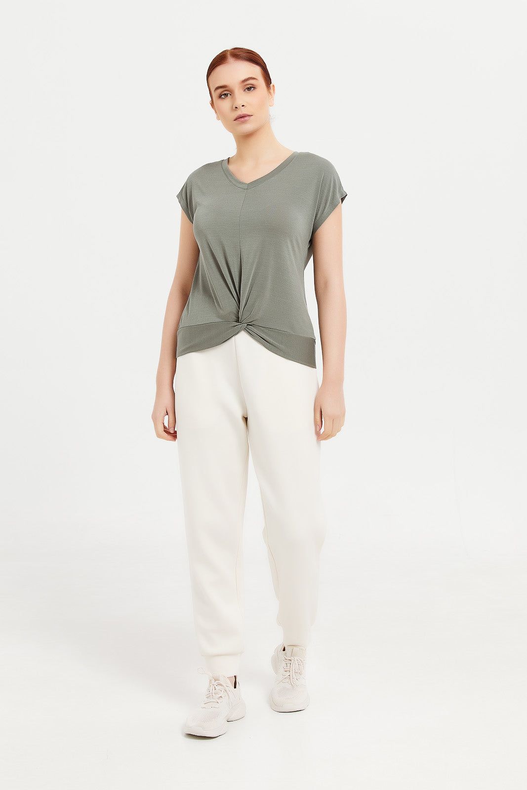 Women Ecru Relaxed Jogger sold by Redtag product image thumbnail 2