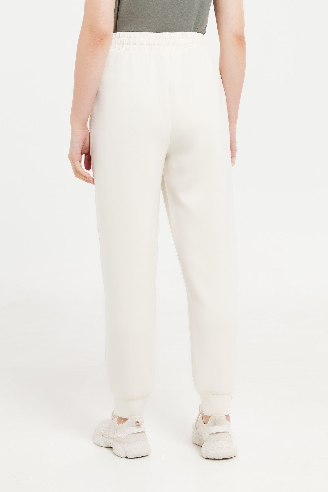 Women Ecru Relaxed Jogger sold by Redtag product image thumbnail 3