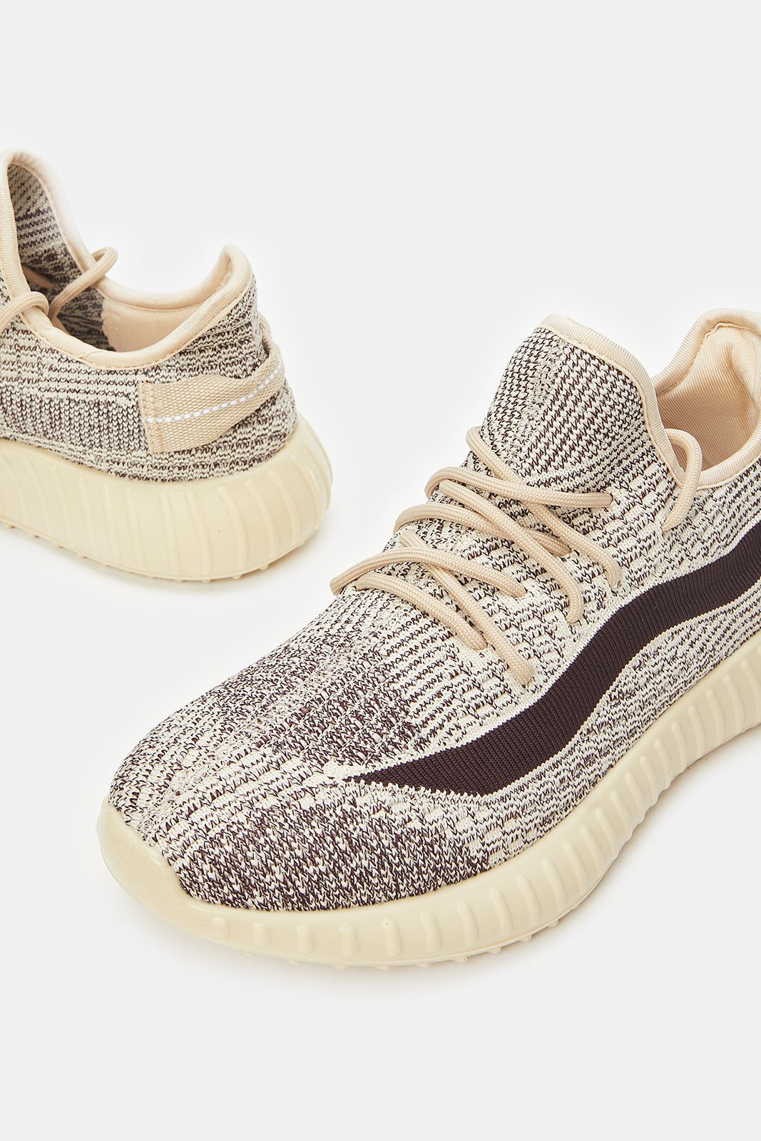 Women Beige Fly knit Sneakers sold by Redtag product image thumbnail 3