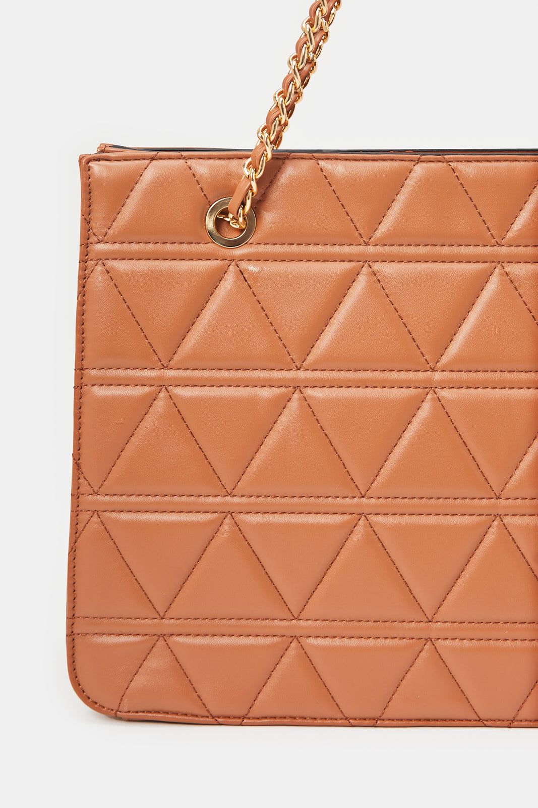 Women Tan Embellished Soft Tote Bag sold by Redtag product image thumbnail 3