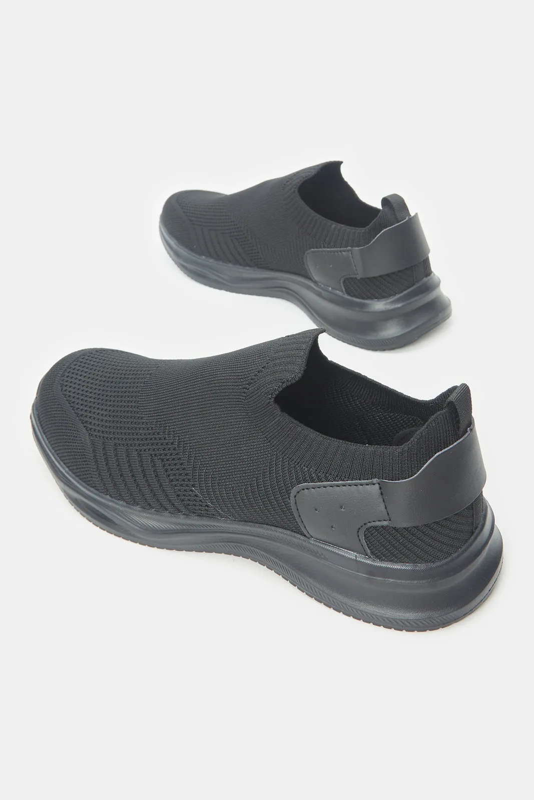 Men Black Solid Slip-On sold by Redtag product image thumbnail 4