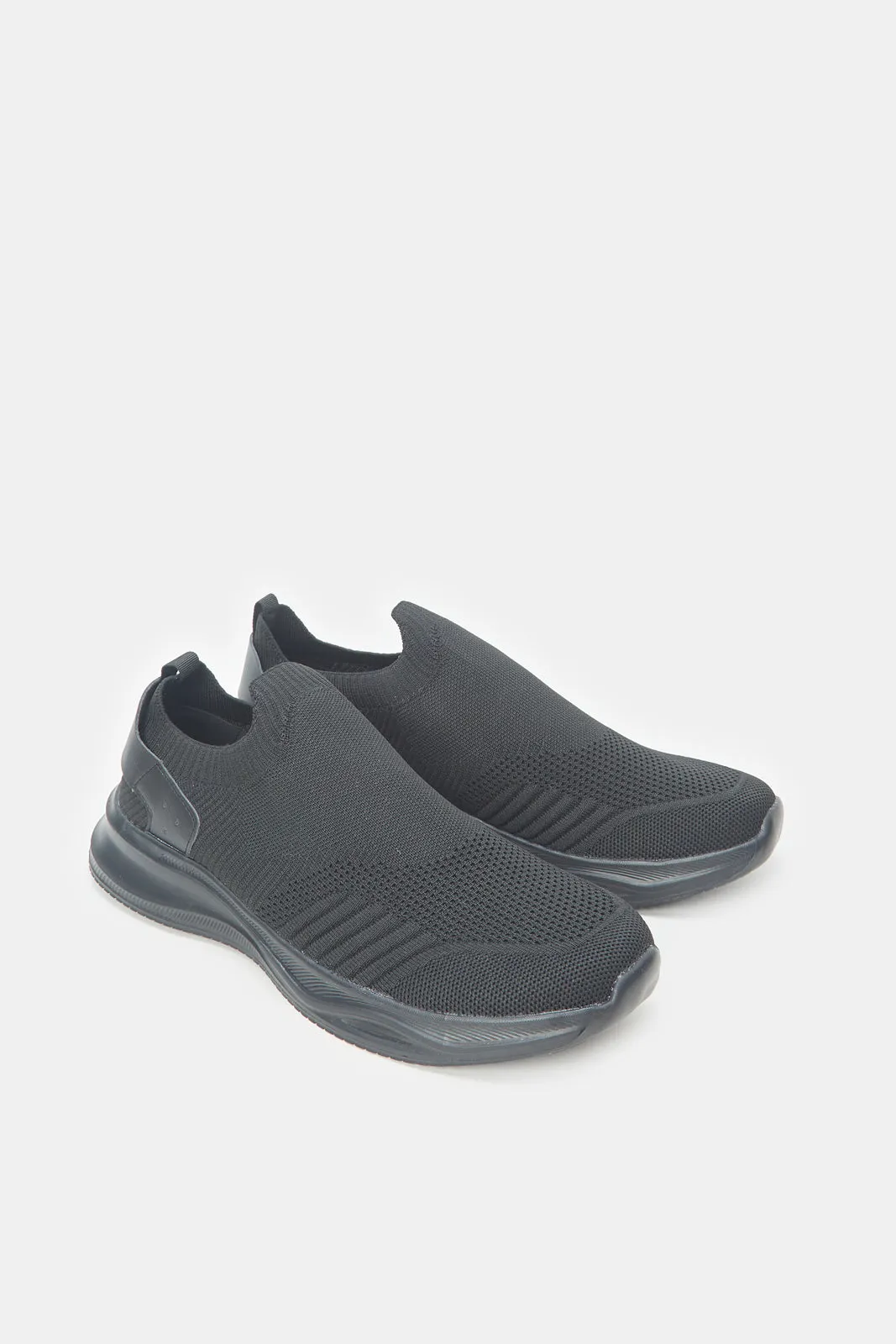 Men Black Solid Slip-On sold by Redtag product image thumbnail 2