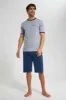 Grey And Navy Pyjama Set (2 Piece) sold by Redtag