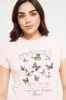 Women Mauve Butterfly Printed T-Shirt sold by Redtag
