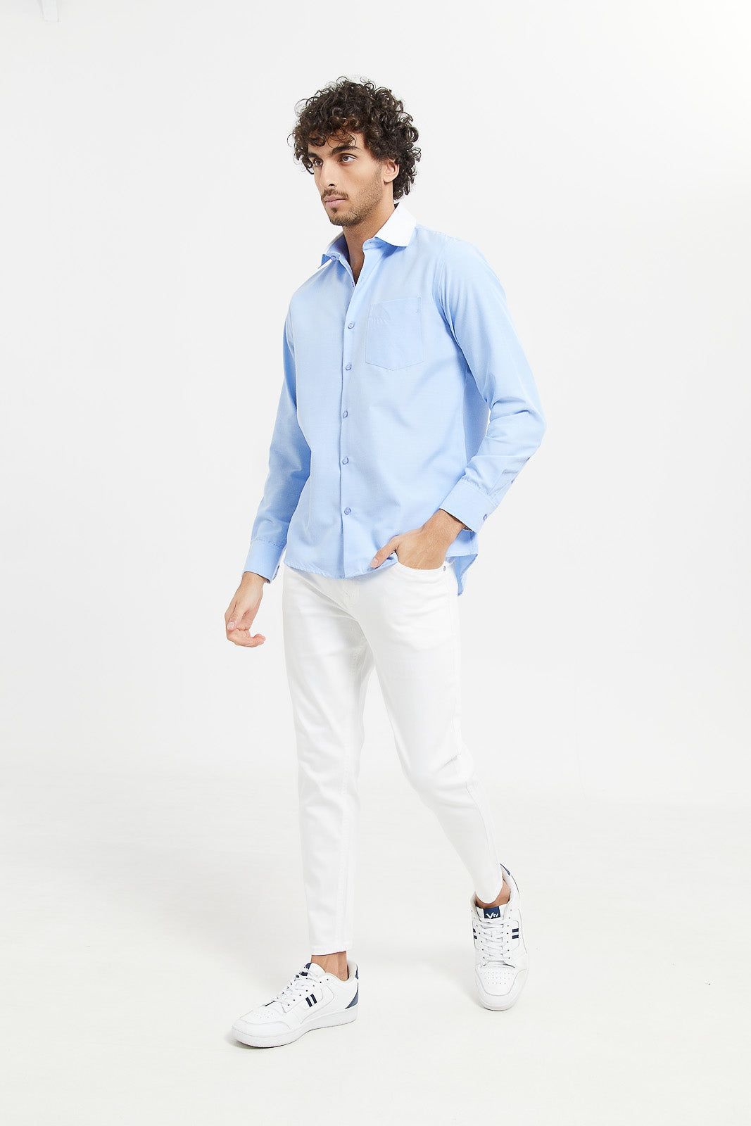 Men Blue Formal Shirt sold by Redtag product image thumbnail 2