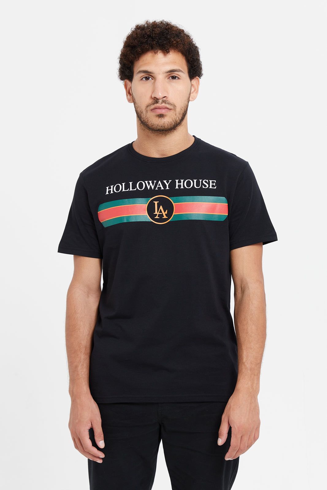 Men Black Graphic T-Shirt sold by Redtag