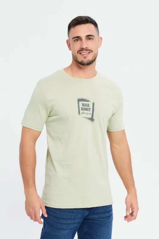 Men Green Bugs Bunny T-Shirt sold by Redtag