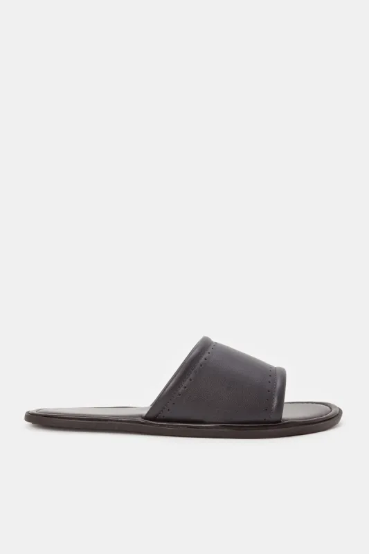 Men Navy Mule Slide sold by Redtag