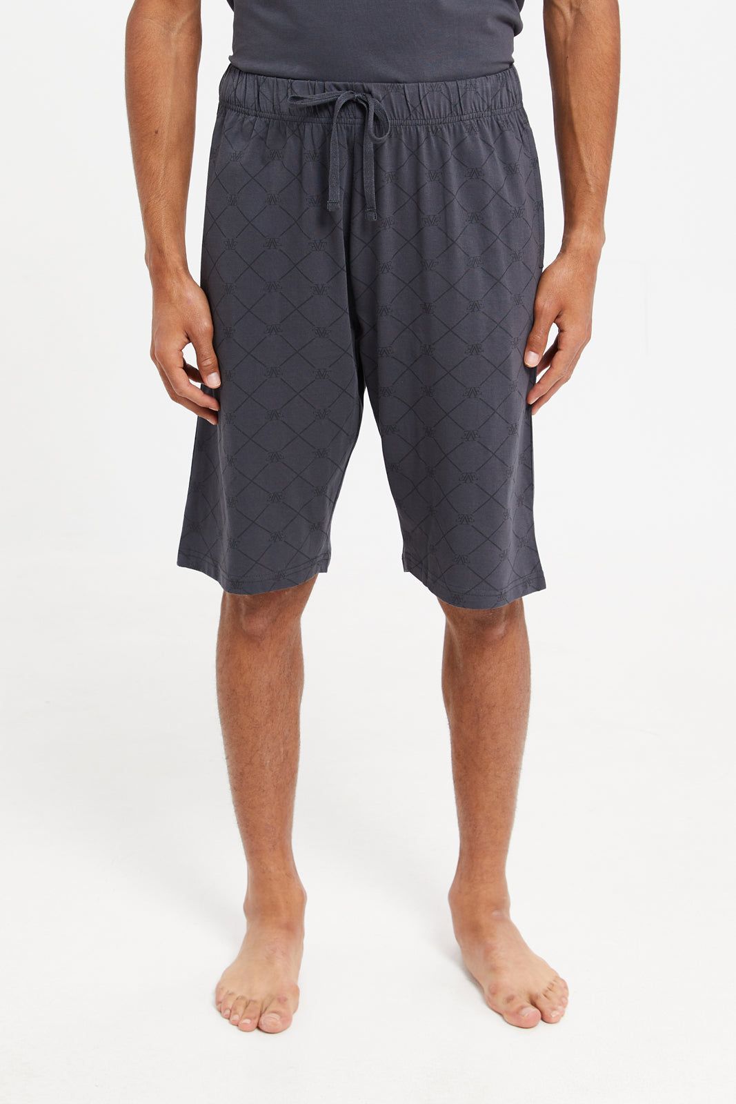 Men Charcoal Pyjama Set (2 Piece) sold by Redtag product image thumbnail 4