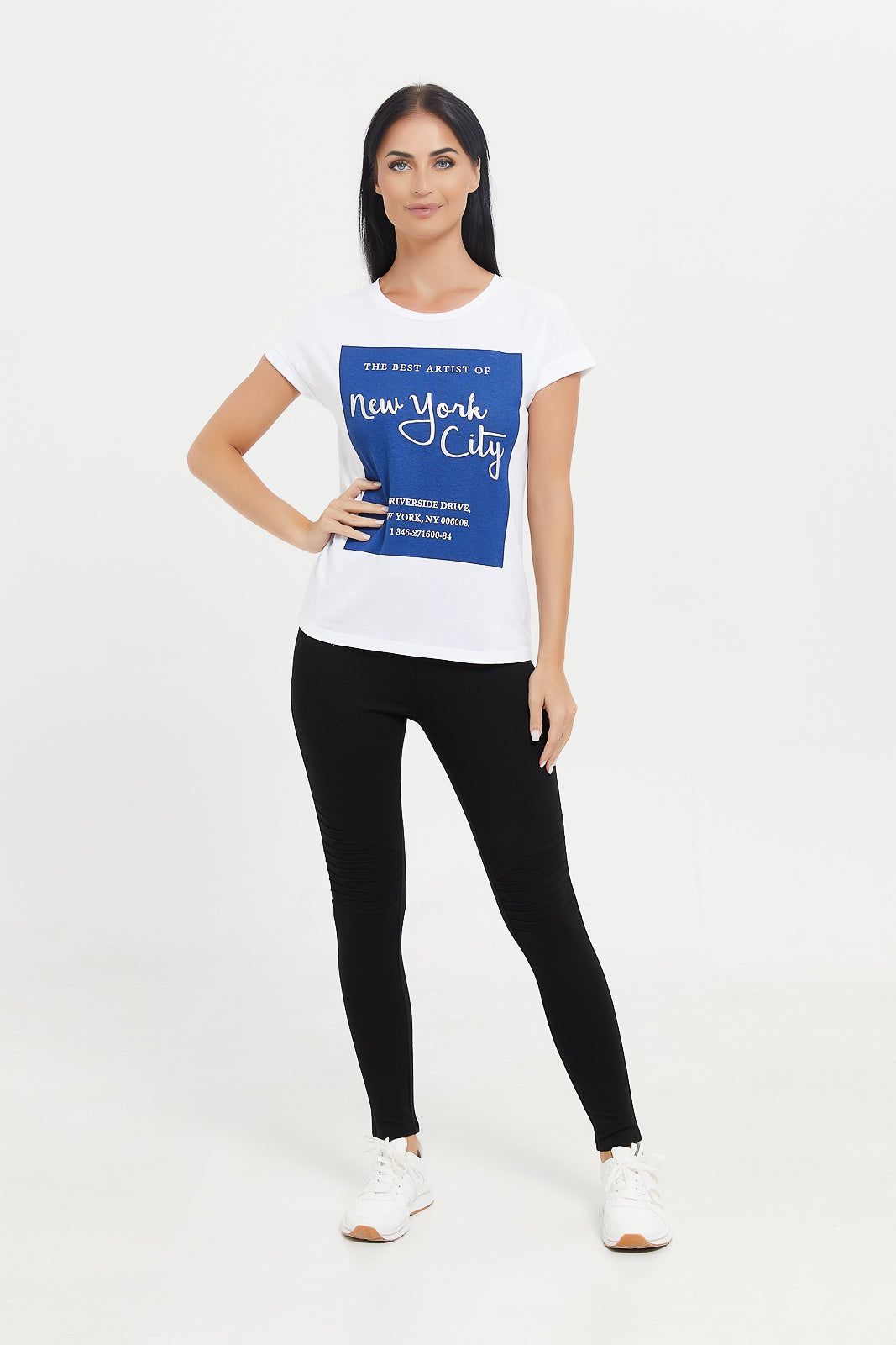 Women White Printed T-Shirt sold by Redtag product image thumbnail 2