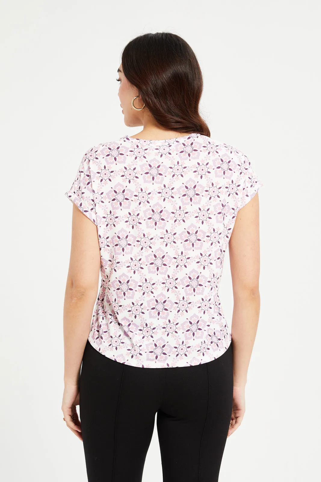 Women White Printed Top sold by Redtag product image thumbnail 3