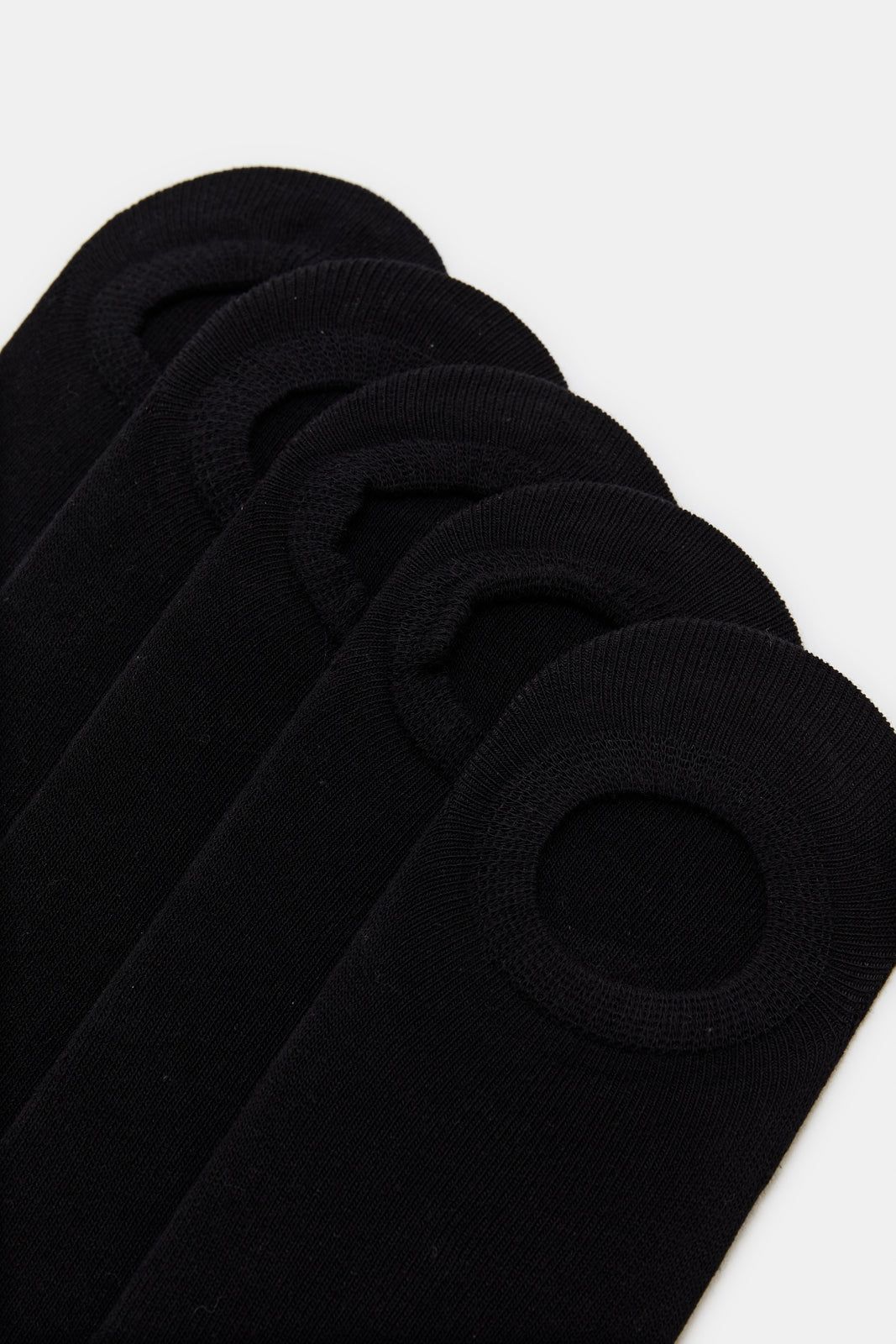 Women Black Invisible Socks Set (Pack of 5) sold by Redtag product image thumbnail 3