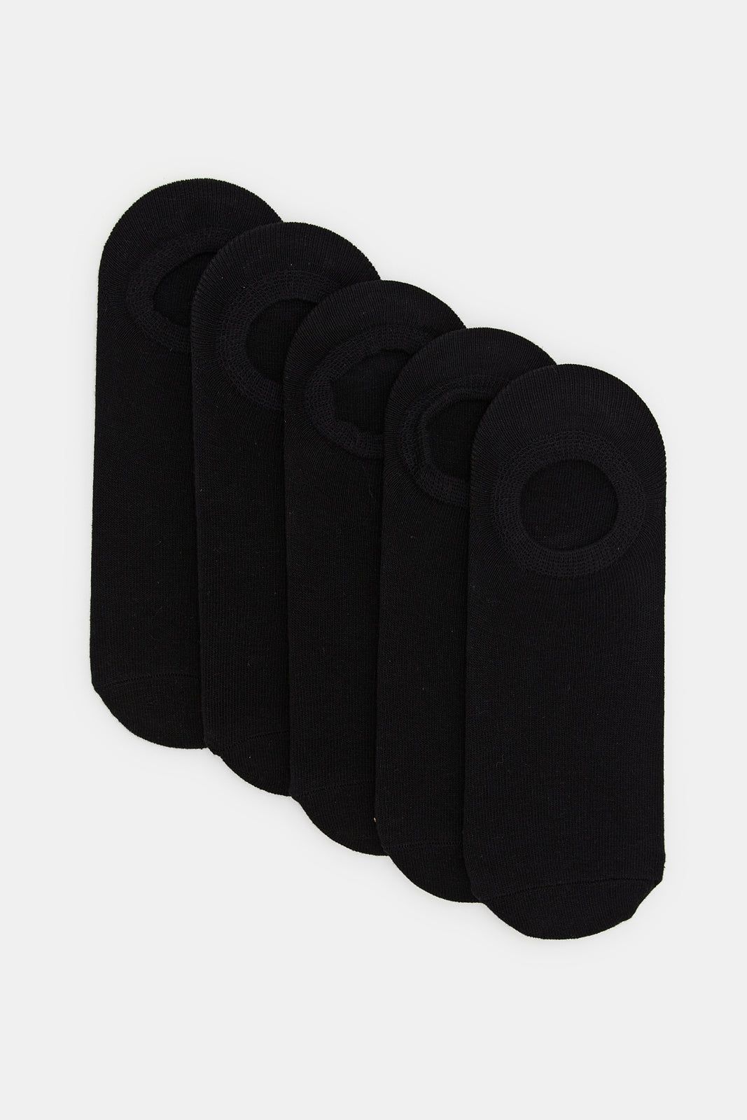 Women Black Invisible Socks Set (Pack of 5) sold by Redtag