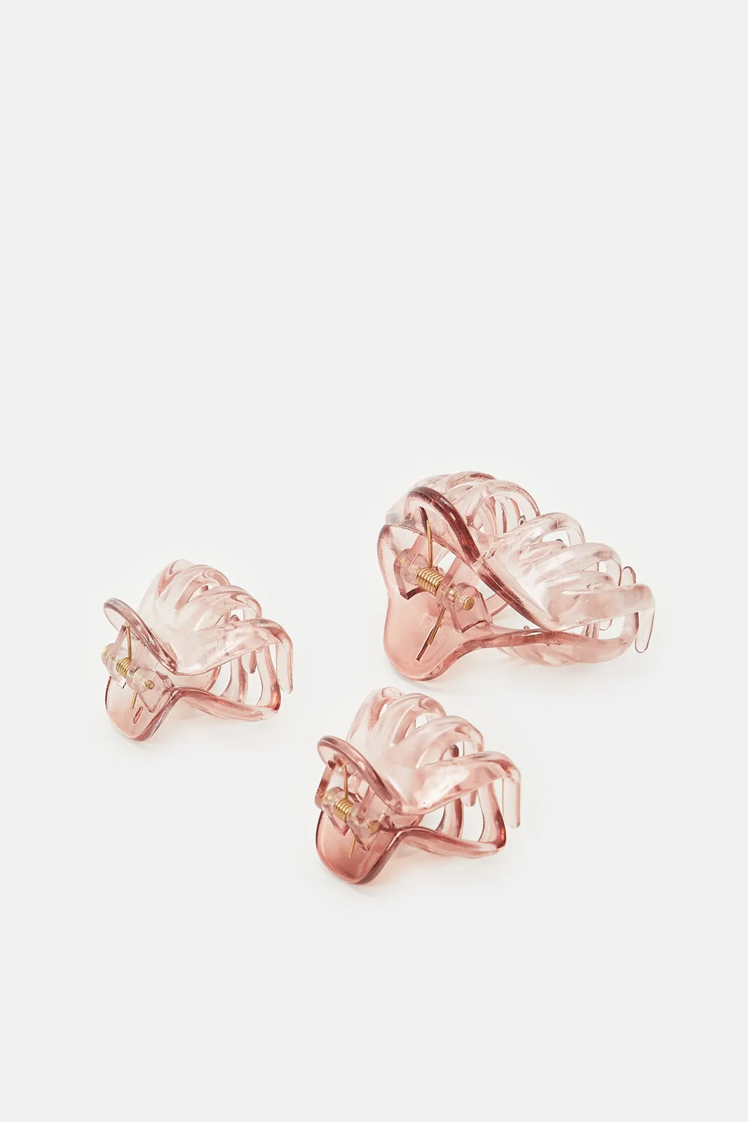 Women Brown Hair Clip Set (Pack of 3) sold by Redtag product image thumbnail 2