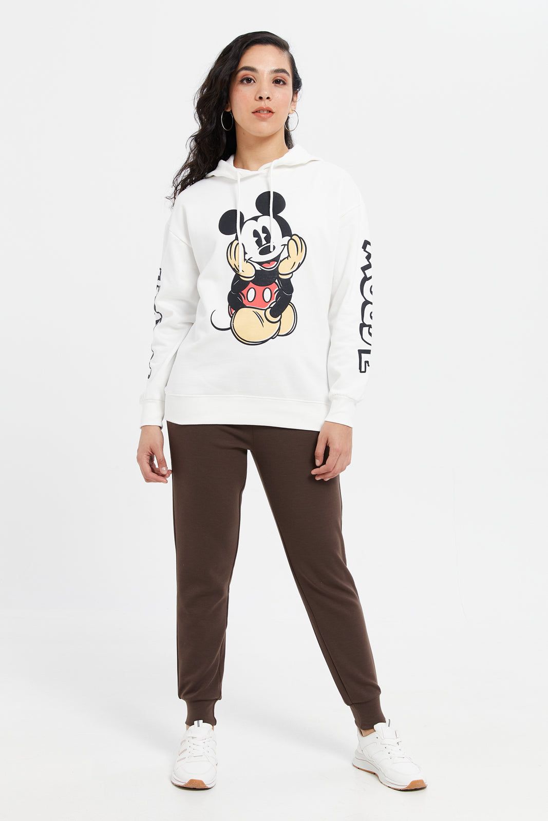 Women Brown Plain Joggers sold by Redtag product image thumbnail 2