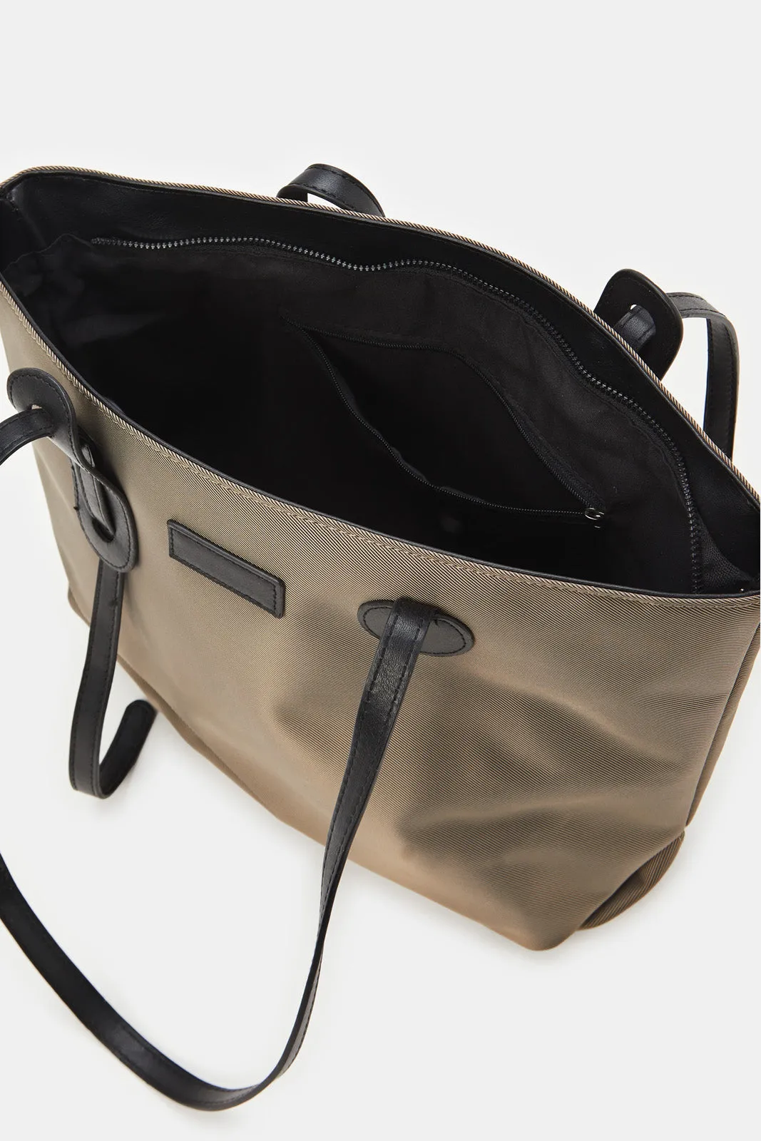 Women Brown Spacious Tote Bag sold by Redtag product image thumbnail 3