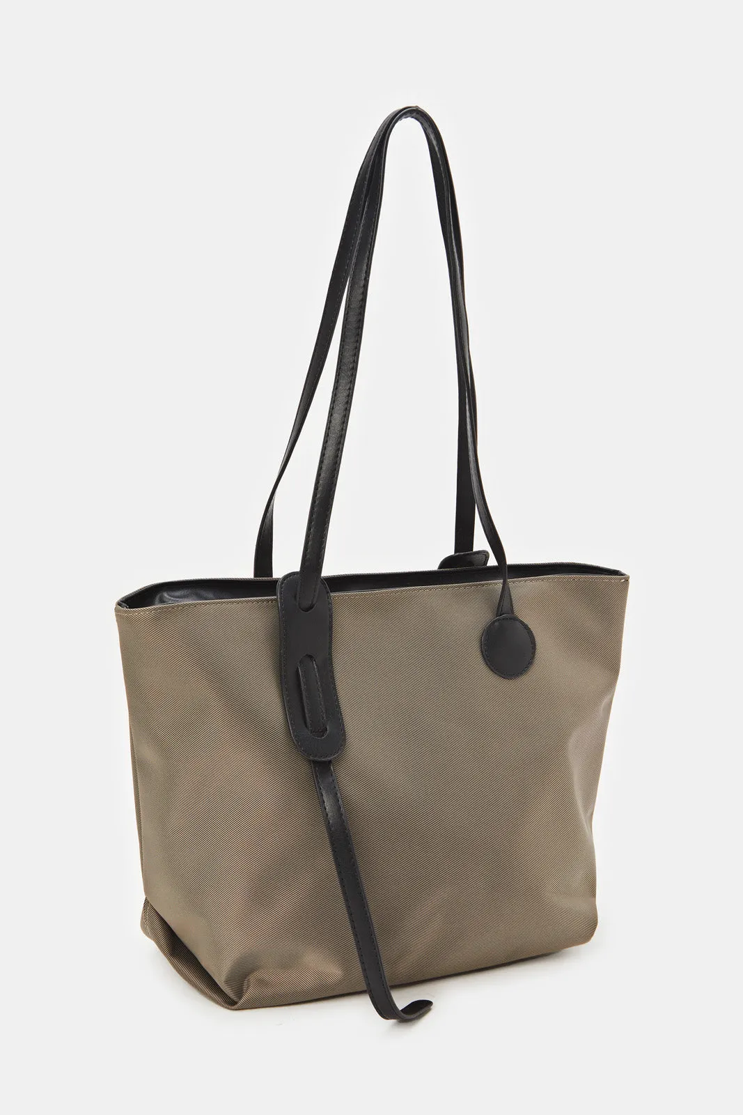 Women Brown Spacious Tote Bag sold by Redtag product image thumbnail 4