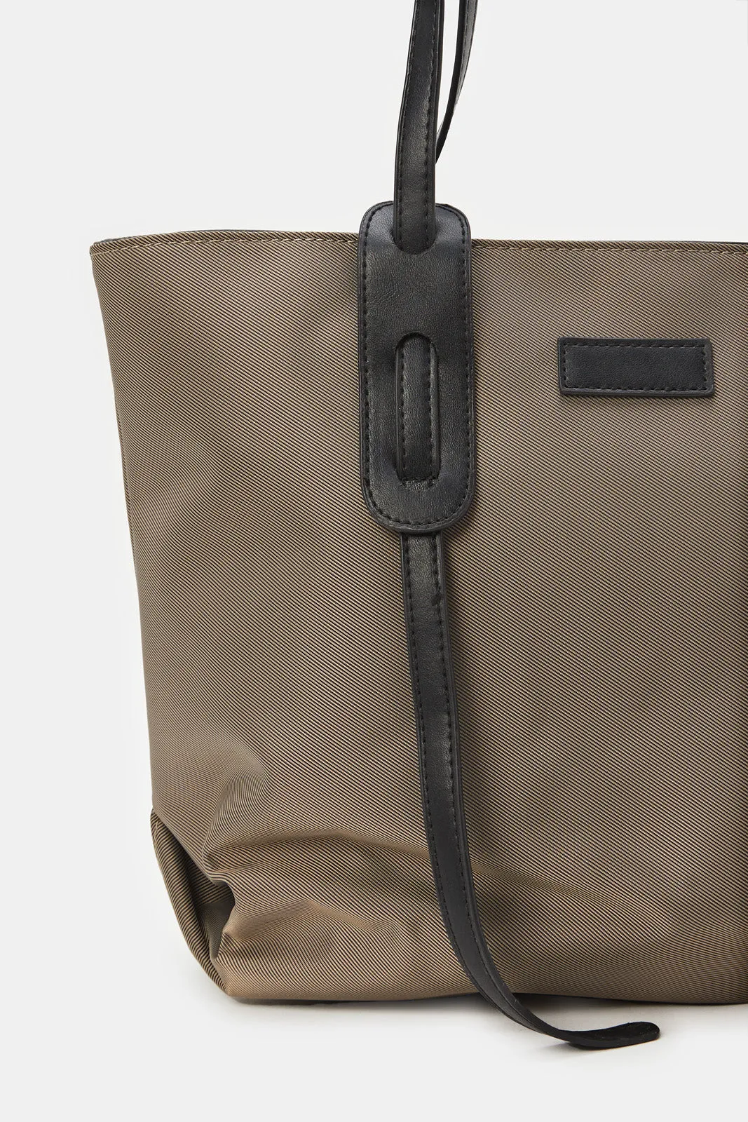 Women Brown Spacious Tote Bag sold by Redtag product image thumbnail 2