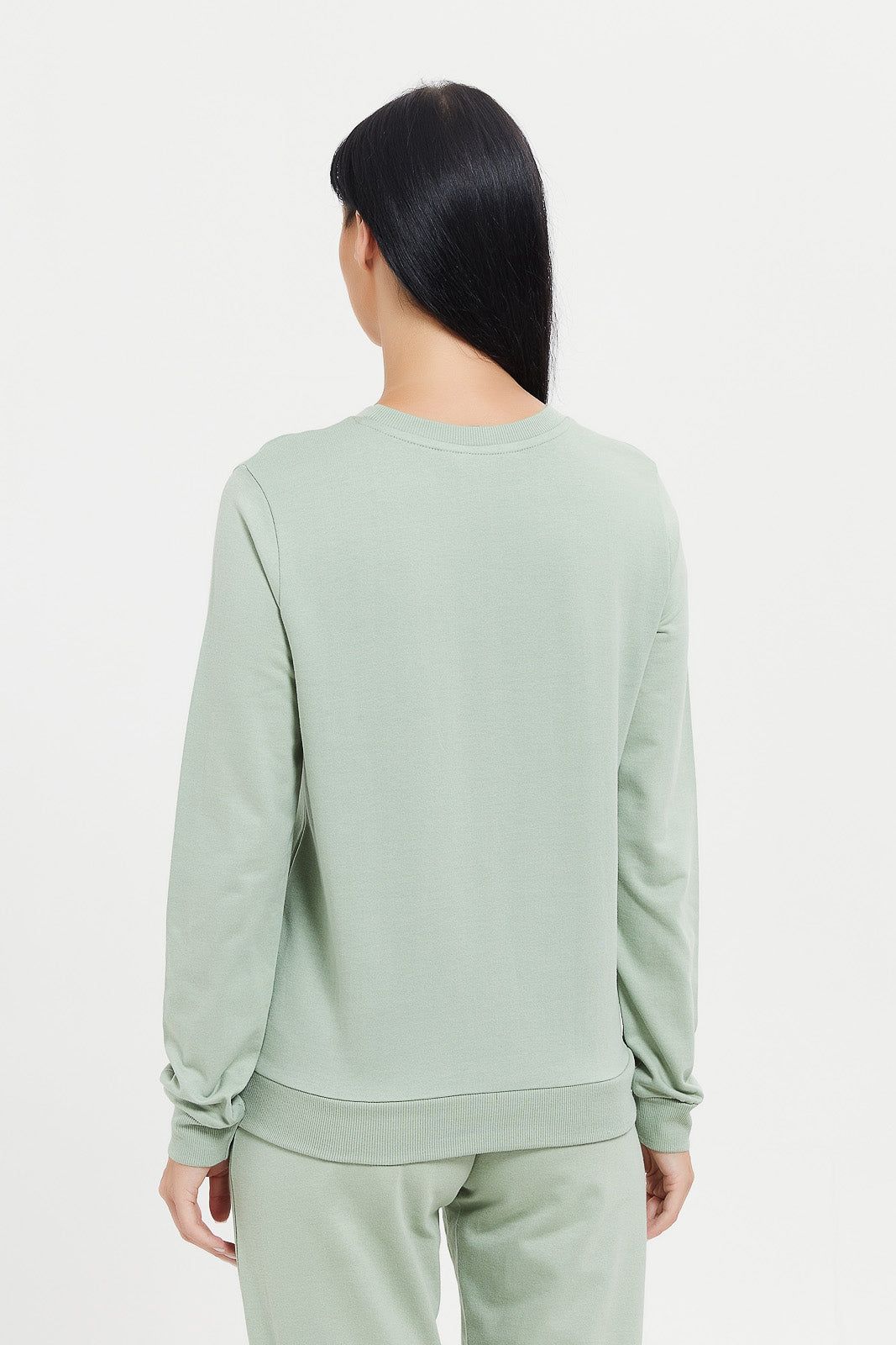 Women Green Chicago Printed Sweatshirt sold by Redtag product image thumbnail 3