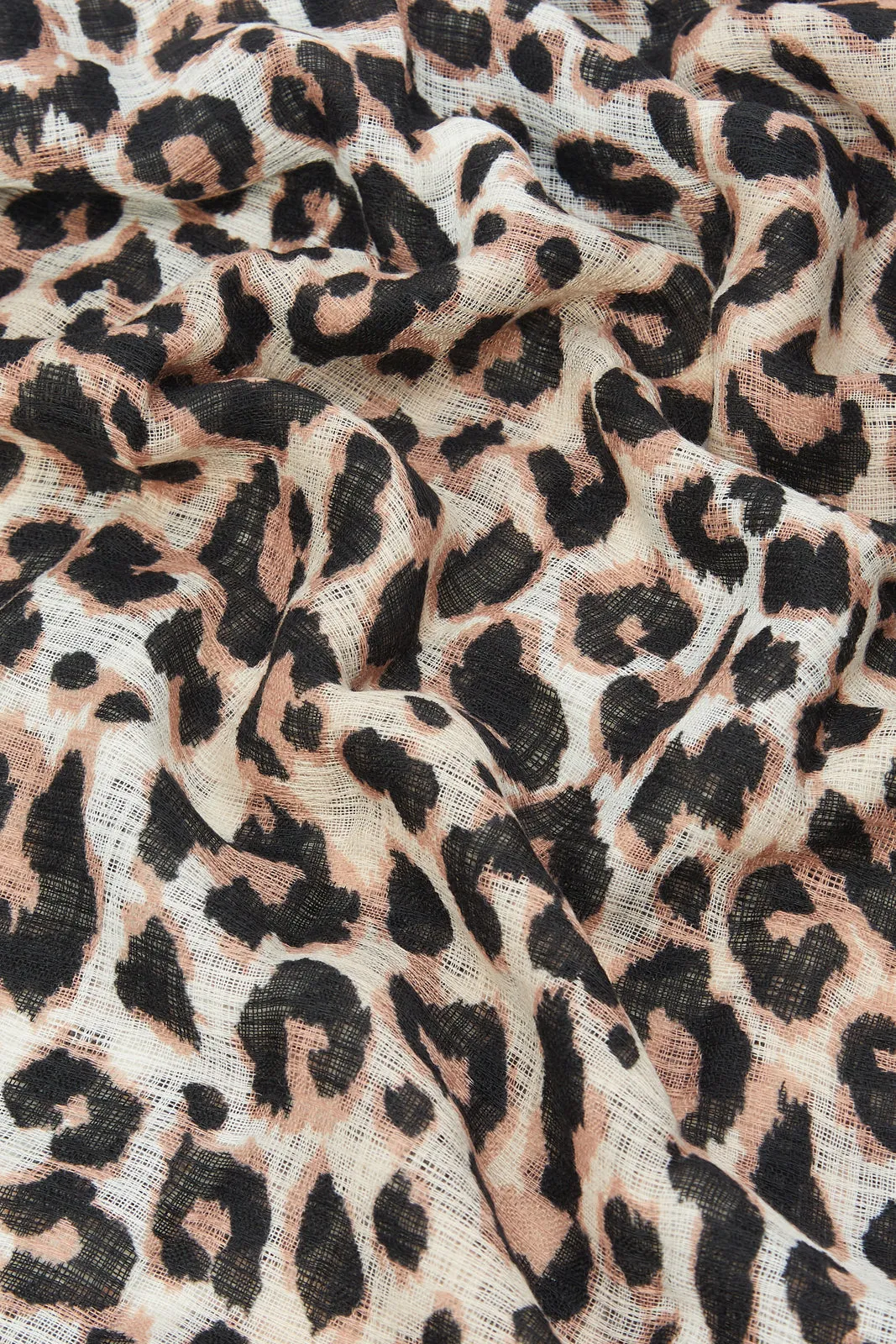 Women Beige Tiger Printed Scarf sold by Redtag product image thumbnail 3