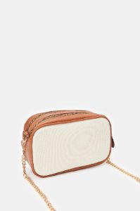 Women Beige & Tan Cross Body Bag sold by Redtag
