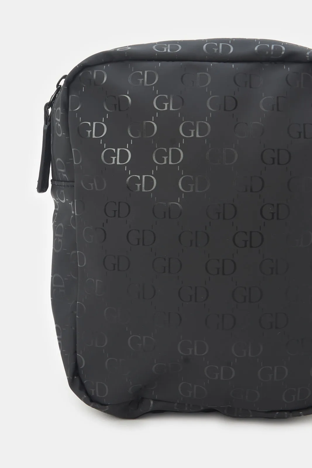 Men Black Printed Cross Body Bag sold by Redtag product image thumbnail 3