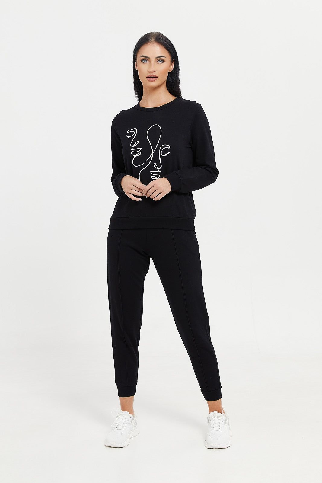 Women Black Active Pants sold by Redtag product image thumbnail 2