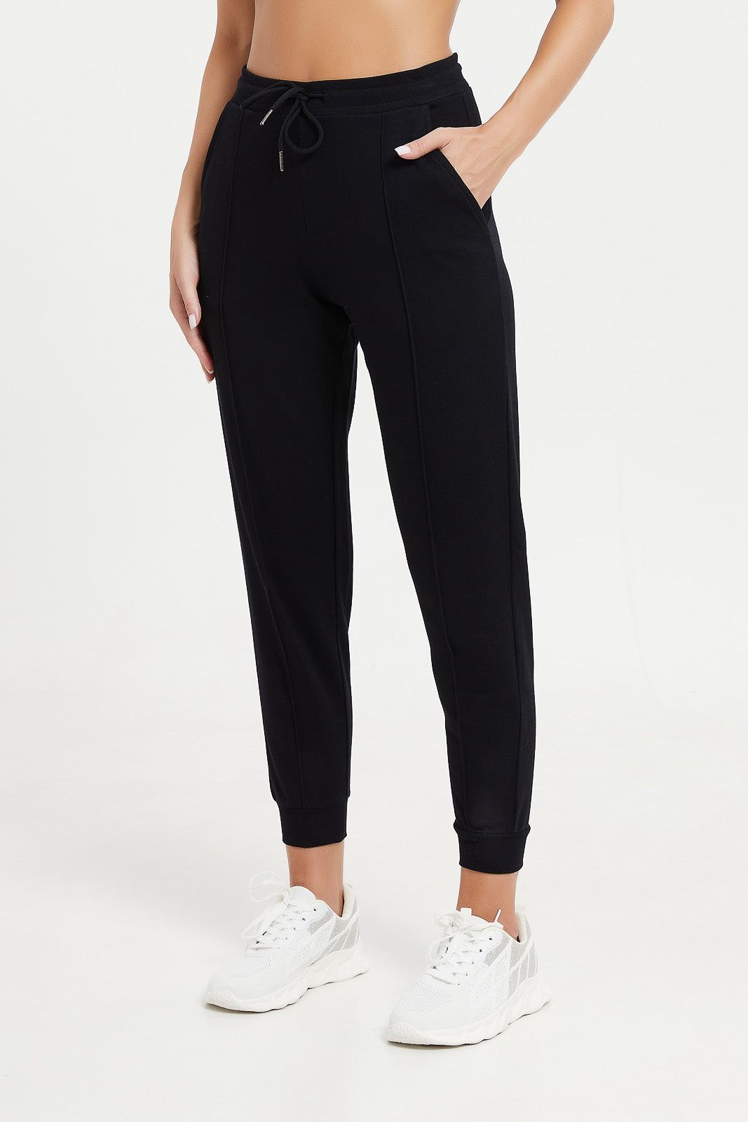 Women Black Active Pants sold by Redtag