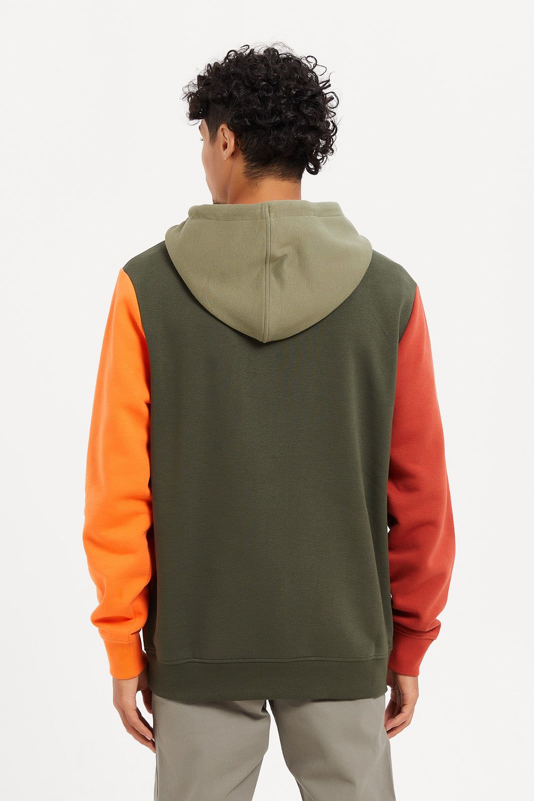 Men Multicolour Hooded Sweatshirt sold by Redtag product image thumbnail 3
