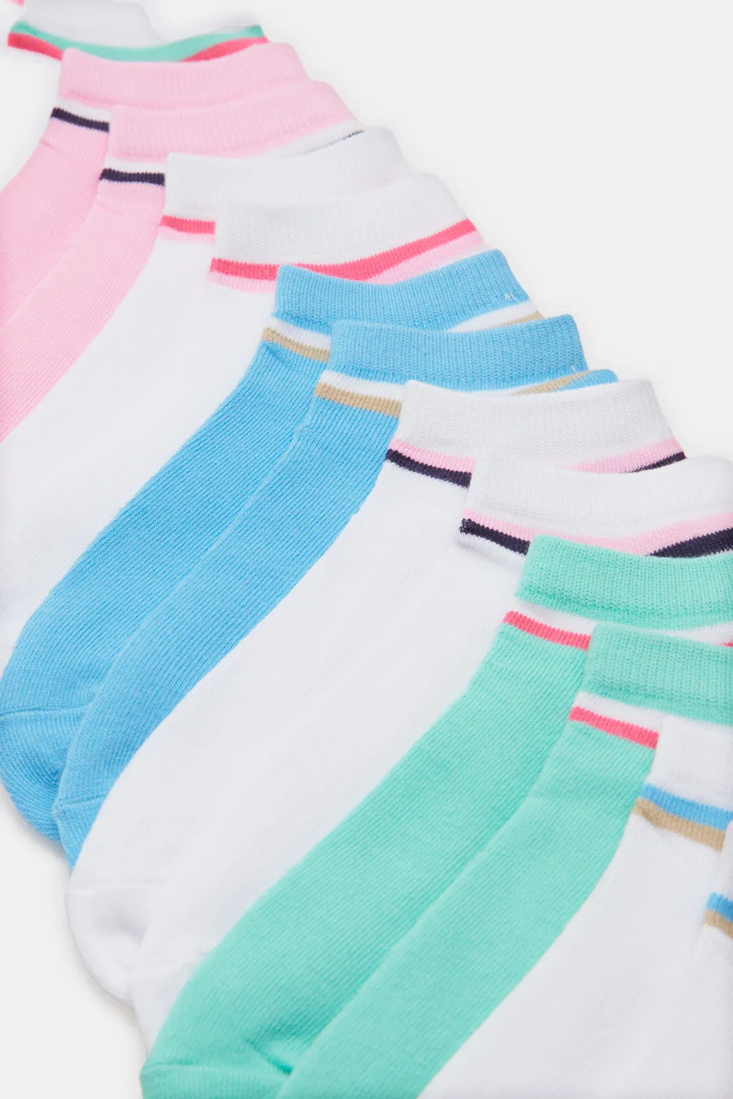 Women Assorted Basic Ankle Box Socks (10 Pairs) sold by Redtag product image thumbnail 3